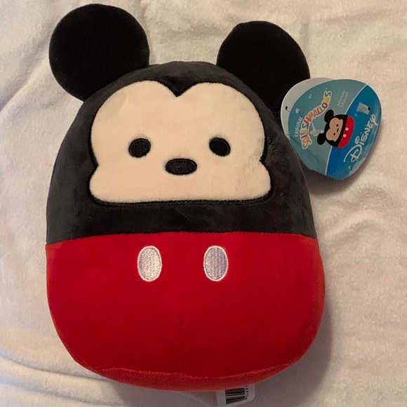 Squishmallow Disney Mickey Mouse 7-8" KellyToy Christmas gift stuffed animal New - Picture 1 of 2